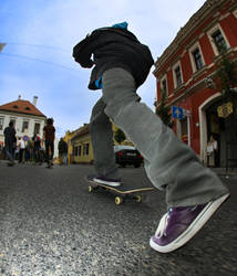 skateboarding procession II