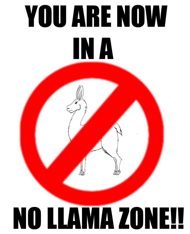 No LLAMA for the main page