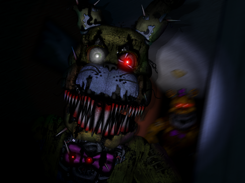 Shadow Monster Spring Trap Monster N. Springtrap - Commission #15 by Kero1395 on DeviantArt