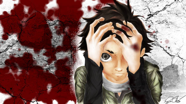 woodpecker - Deadman Wonderland Digital Painting