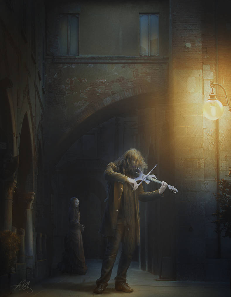 Violinist by AlexanderKorolev