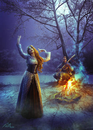 Dancing in the moonlight by AlexanderKorolev