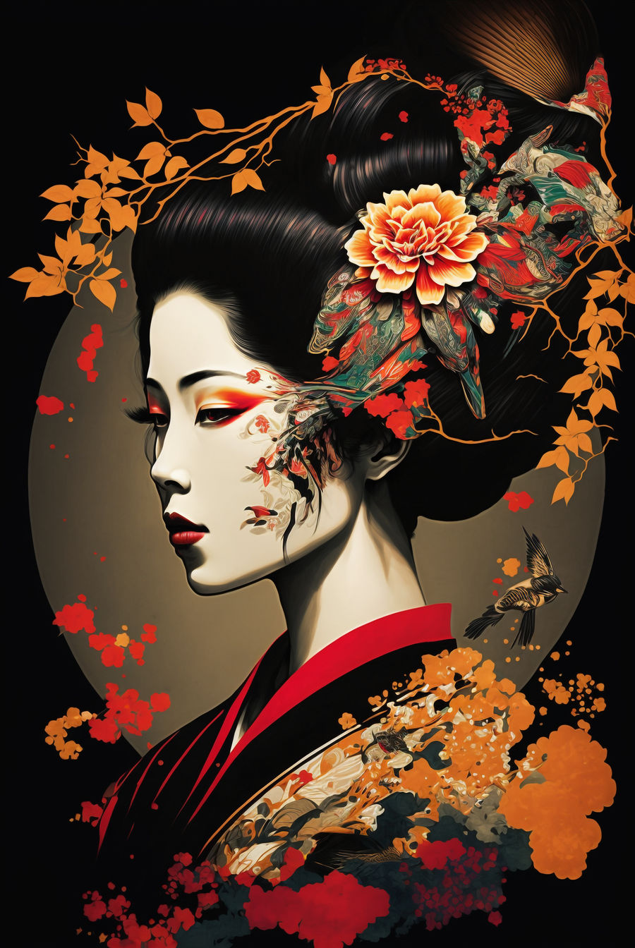 Geisha by NaiyaruVR on DeviantArt