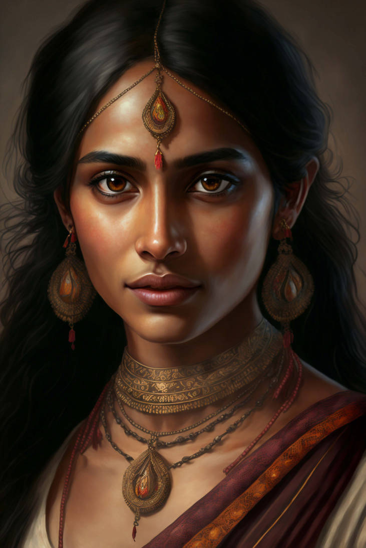 Indian Woman I by NaiyaruVR on DeviantArt
