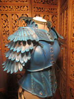 women's Leather Armor- Blue Jay 2
