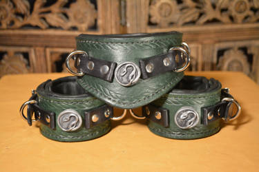 Slytherin Collar and Cuffs