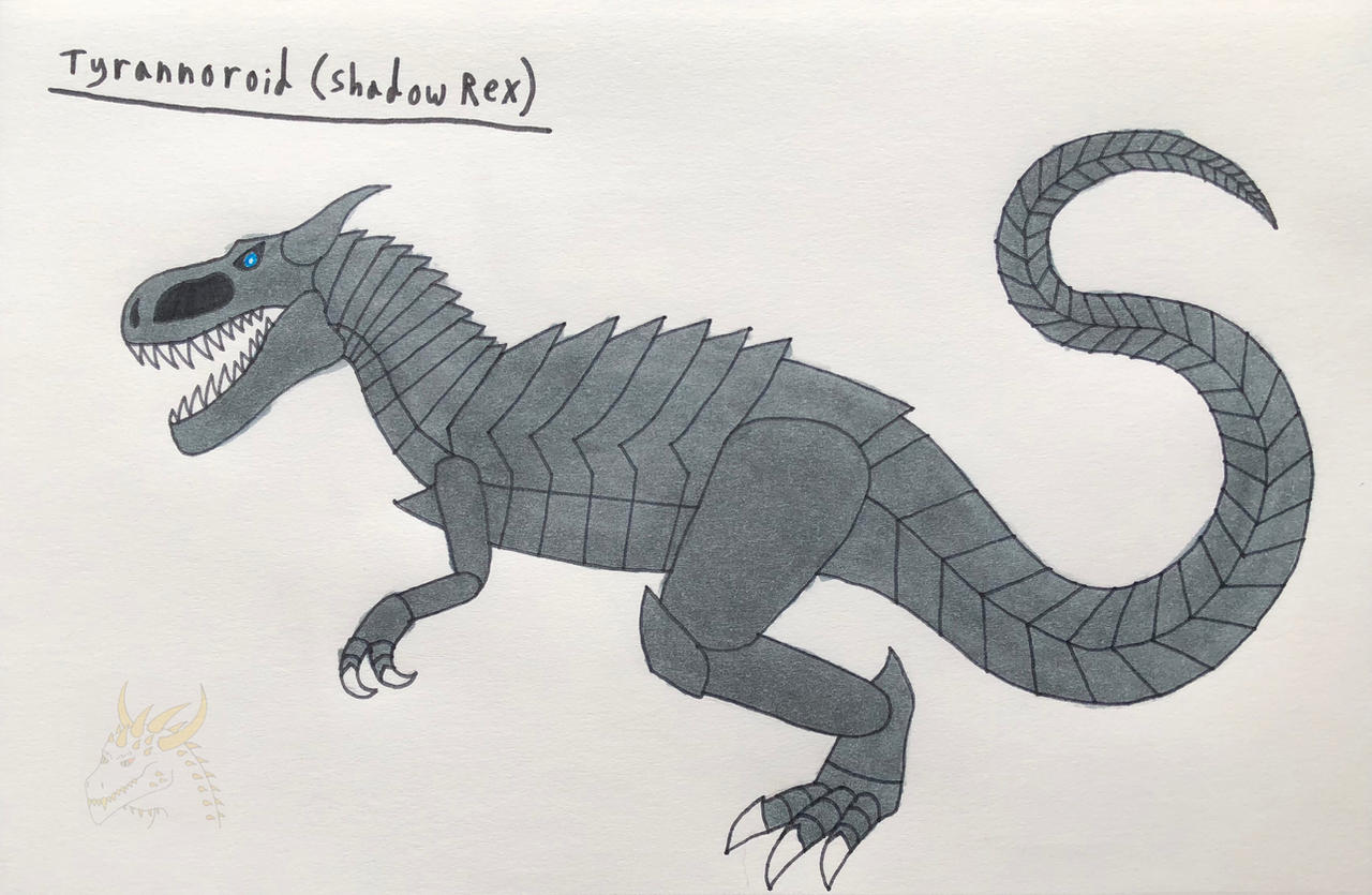 Shadow Rex Black Tyrannoroid (Shadow Rex). by ReptileEdgeStudios on DeviantArt
