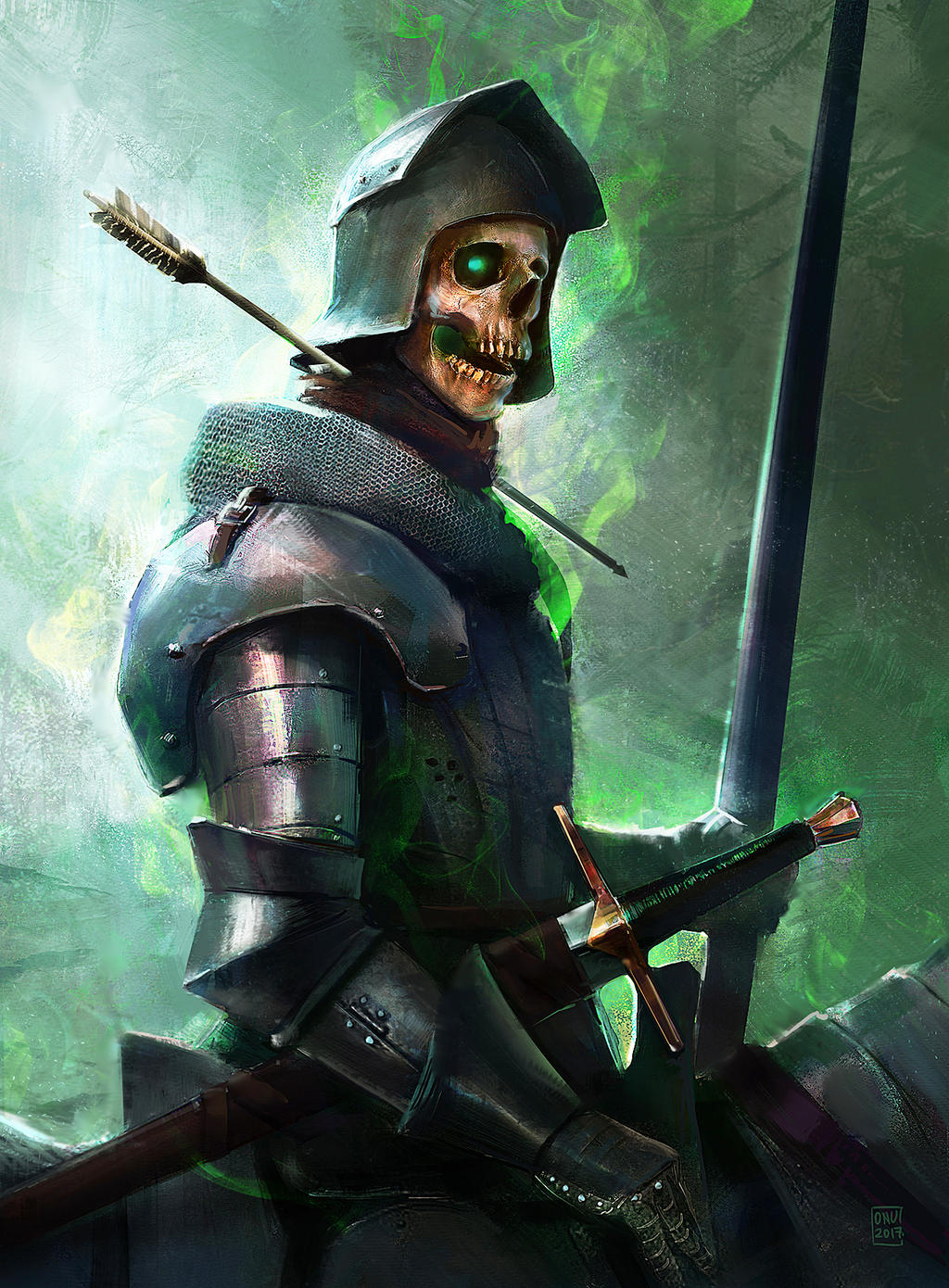 Undead Warrior by OanaD on DeviantArt
