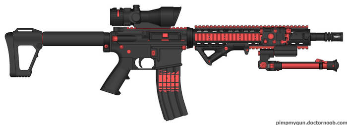 Urban M4 CQB with bipod