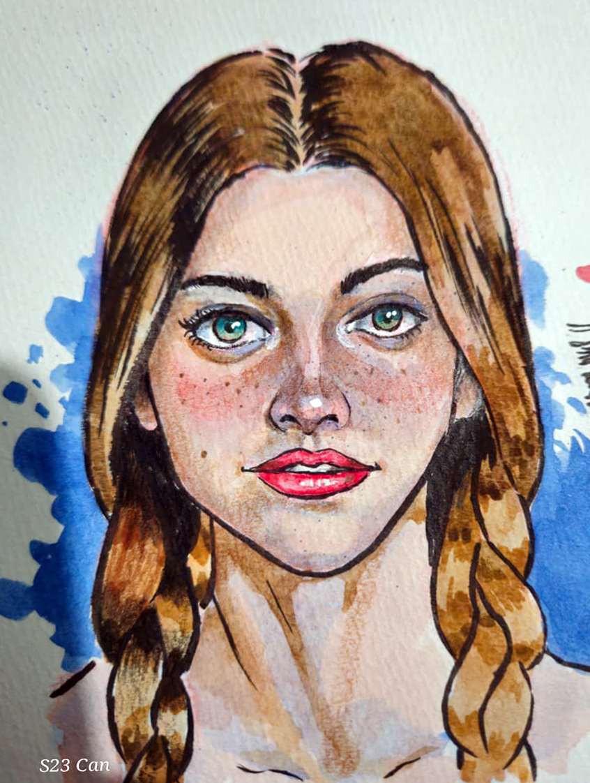 Face study.