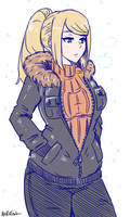 samus is ready for winter