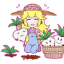 peach chibi