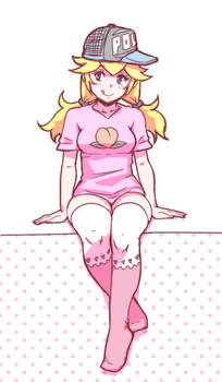 casual peach