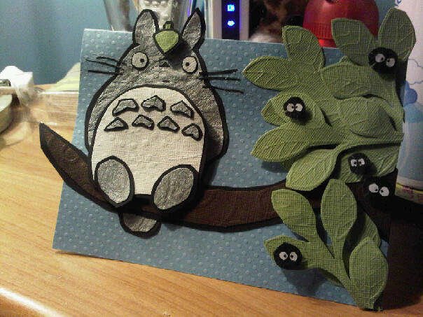 Totoro Birthday Card