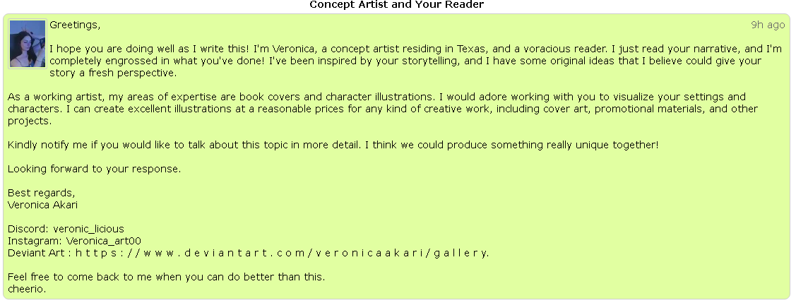 Deviantart Scams Scam and Spam Artist alert by Energywitch on DeviantArt
