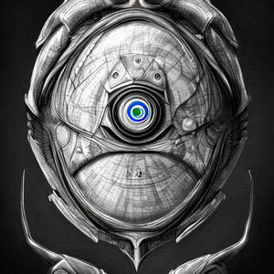 Shield Organic  Eye  Artifact   Fantasy  Surreal 8