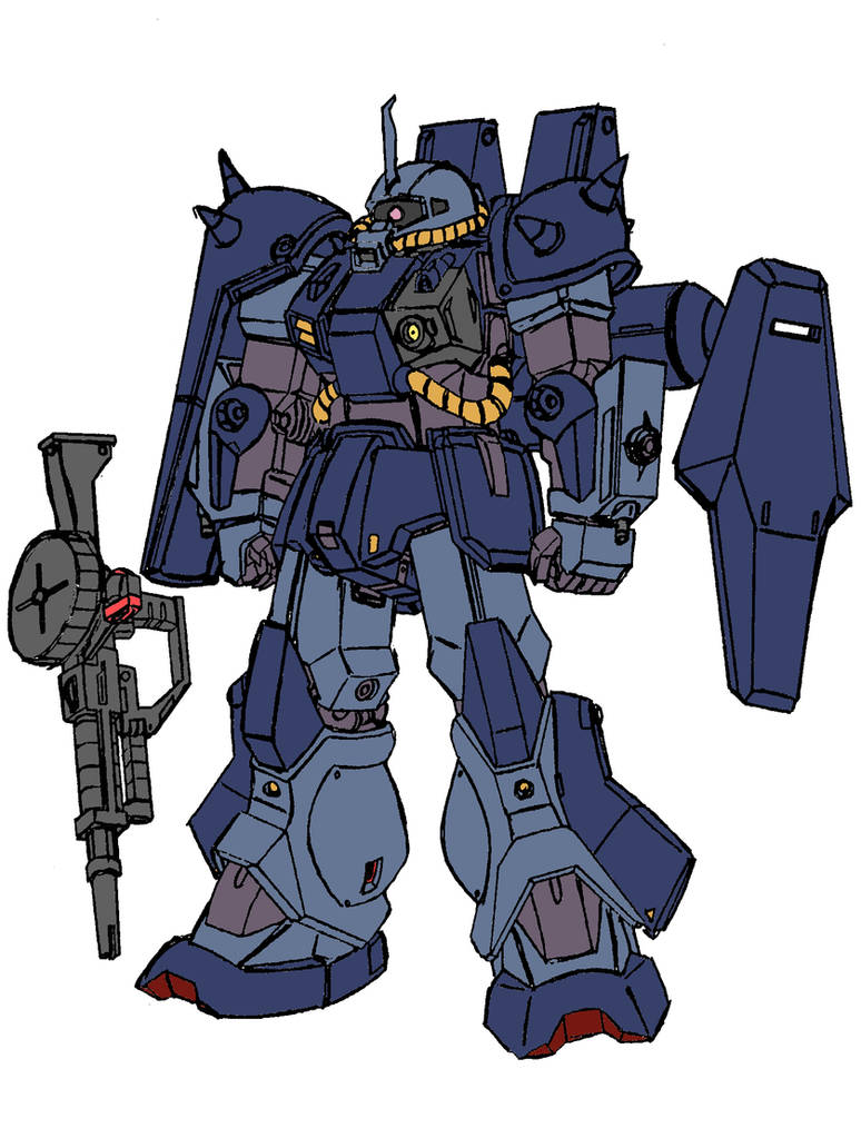 Humanized Rms Freedom RMS-106CS-M2 Hi-Zack Custom Kai (EFF Colors) by FreedomRiders on DeviantArt