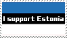 Support Estonia stamp