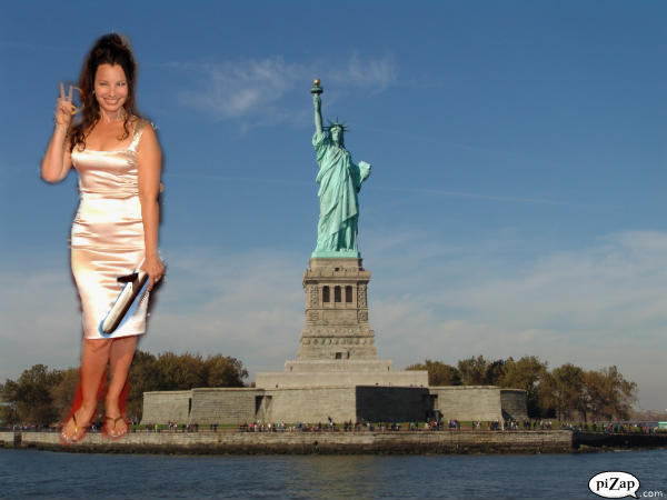 FRAN DRESCHER'S TALLER THEN LADY LIBERTY