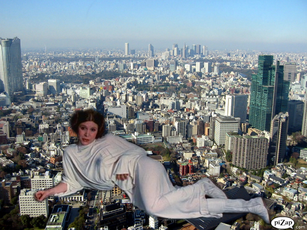 GIANTESS LEIA LAYS ON TOKYO