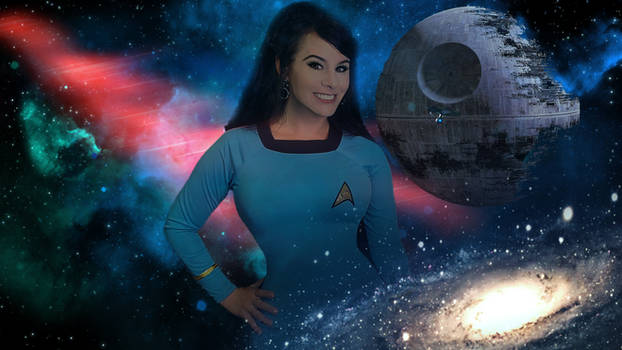 Giantess Star Trek Hottie in The Wrong Galaxy...