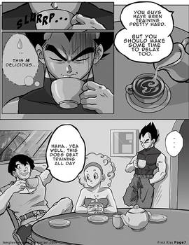 Dbz: Bulma and Vegeta - Firstkiss: Chapter 1, Pg7