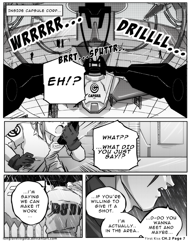 Dbz: Bulma and Vegeta - Firstkiss: Chapter 2, Pg7