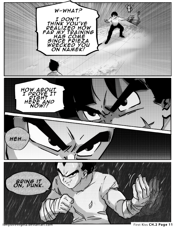 Dbz: Bulma and Vegeta - Firstkiss: Chapter 2, Pg11