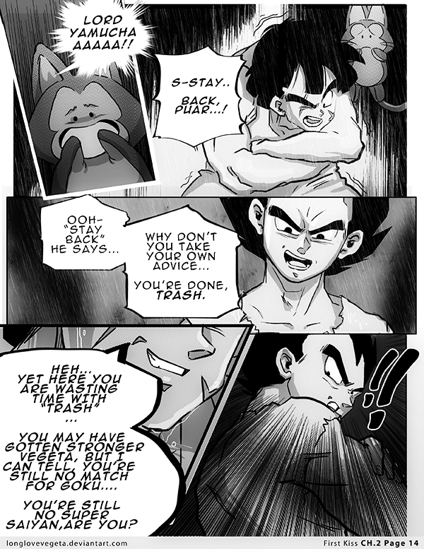 Dbz: Bulma and Vegeta - Firstkiss: Chapter 2, Pg14