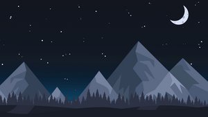 Rainmeter Background - Night Sky