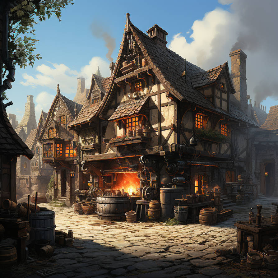 medieval forge by krusk573 on DeviantArt