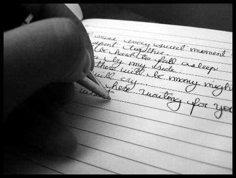 Let your heart do the writting