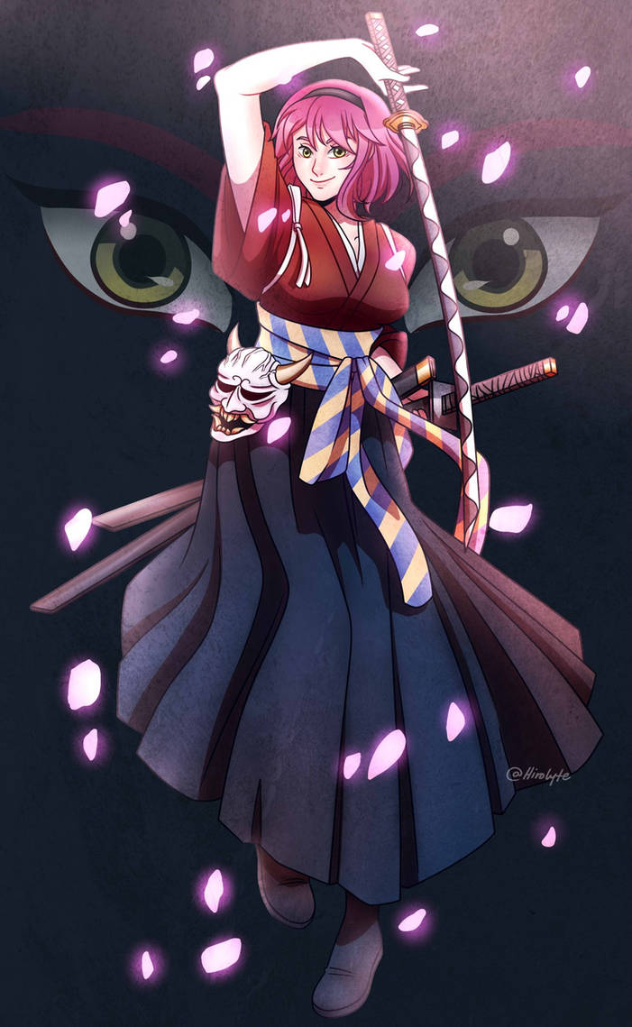 Miyuri in The Samurai Princess Arrives by HojojutsuTengu on DeviantArt