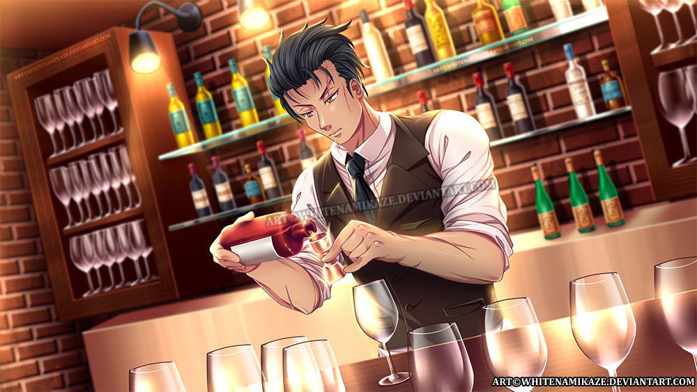 COMMISSION - Bartender by WhiteNamikaze