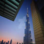 Dawn on Burj Khalifa