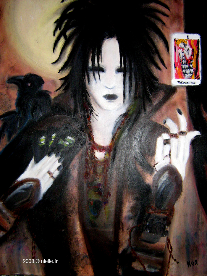 Morphee playing Tarot