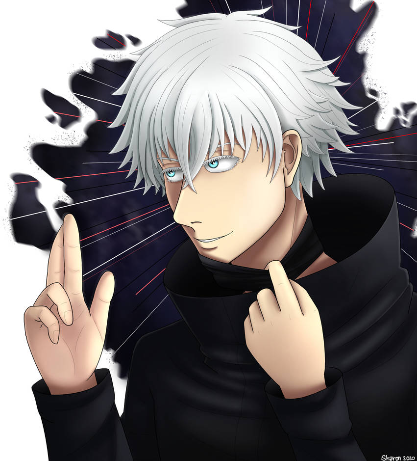 Satoru Gojo Jujutsu Kaisen By Absolutelynotsharon On Deviantart Satoru Gojo Jujutsu Kaisen By Absolutelynotsharon On Deviantart
