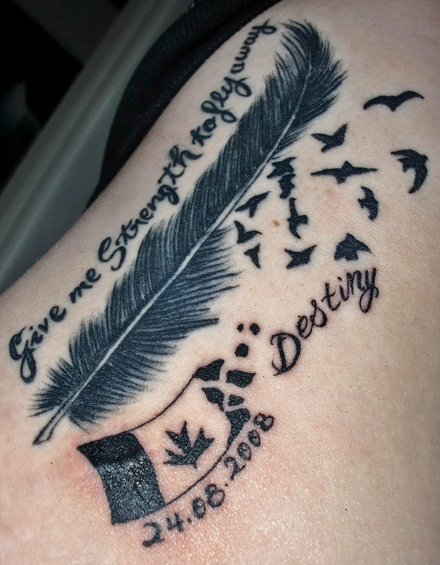 Finished Tattoo Right Side