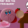 Kirby and the strawberry