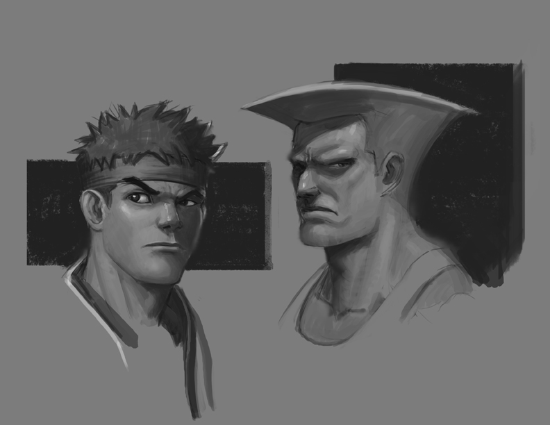 Ryu and Guile