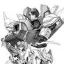 IDW Transformers Till All Are One #9 line art