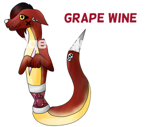 Vaping Dragon Adoptable: Grape Wine Auction OPEN