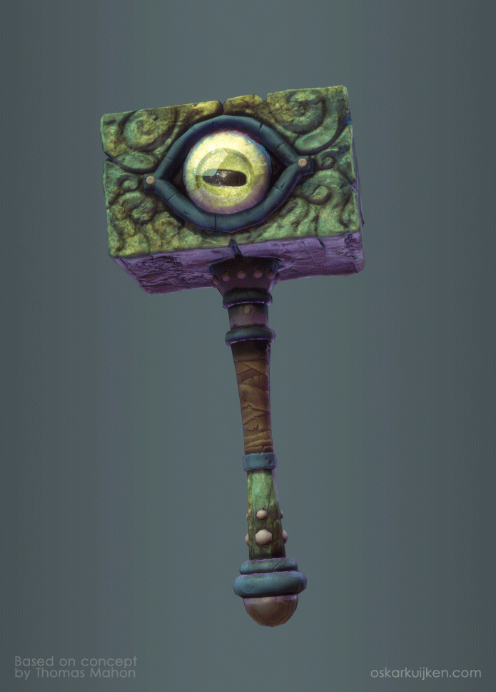Mahon Hammer Turntable by OskarKuijken