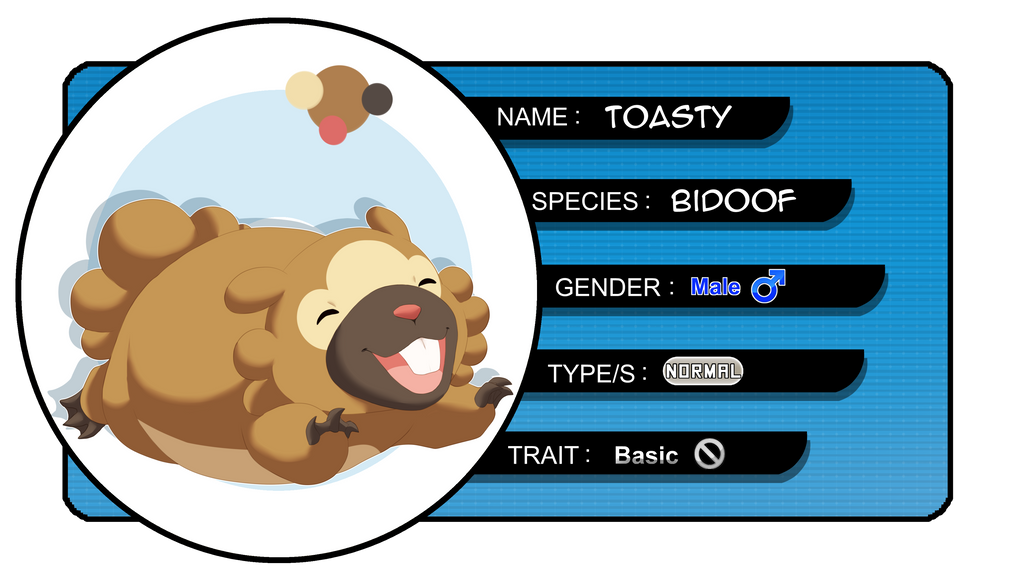 Toasty the Bidoof (LvL100) by RandomComicSheet on DeviantArt