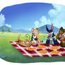 Spring Badges - Picnic and a Basket