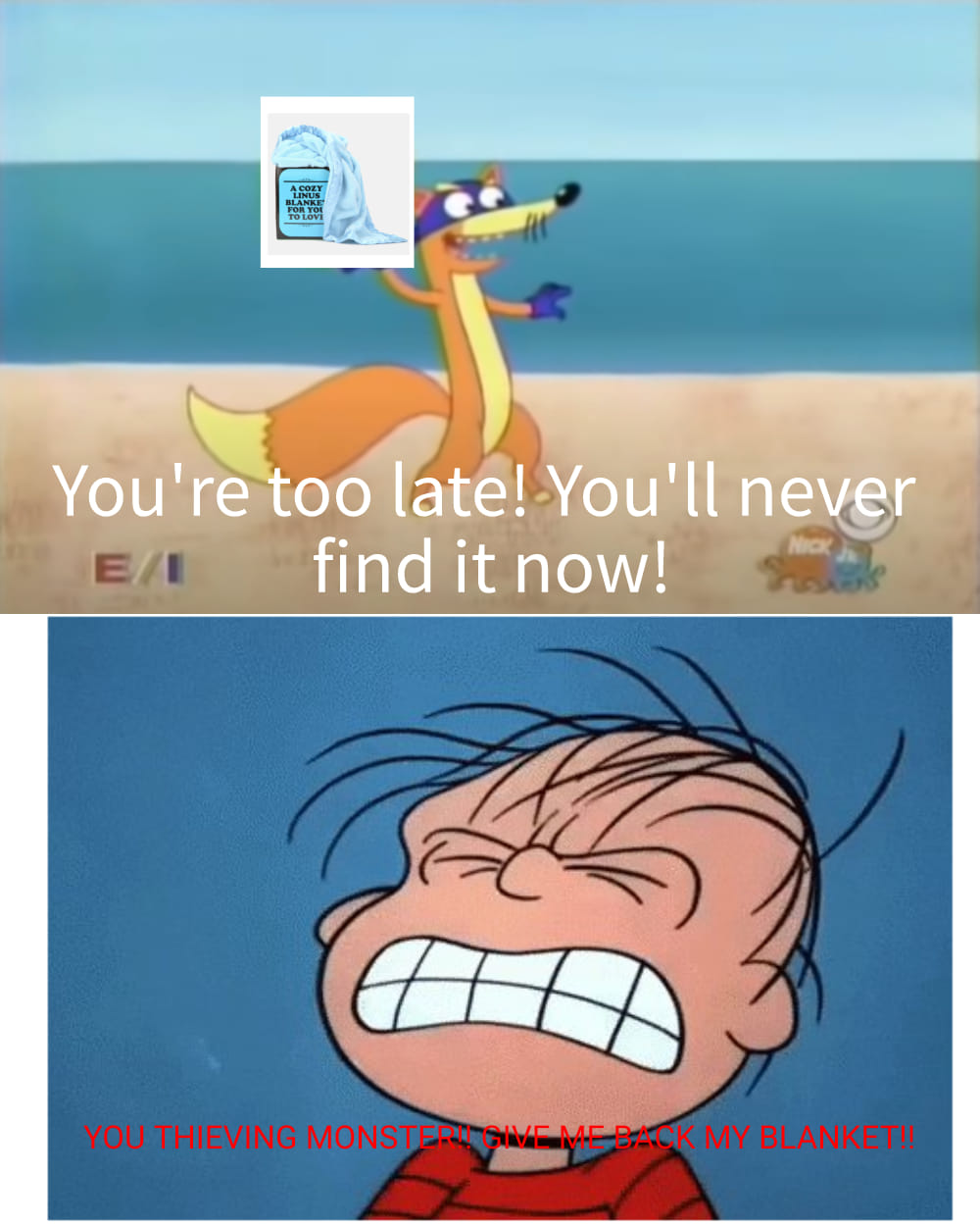 Swiper Swipes Linus' Blanket by SupremeVincent2022 on DeviantArt