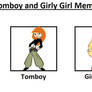 Kim (Tomboy) and Star (Girly Girl)