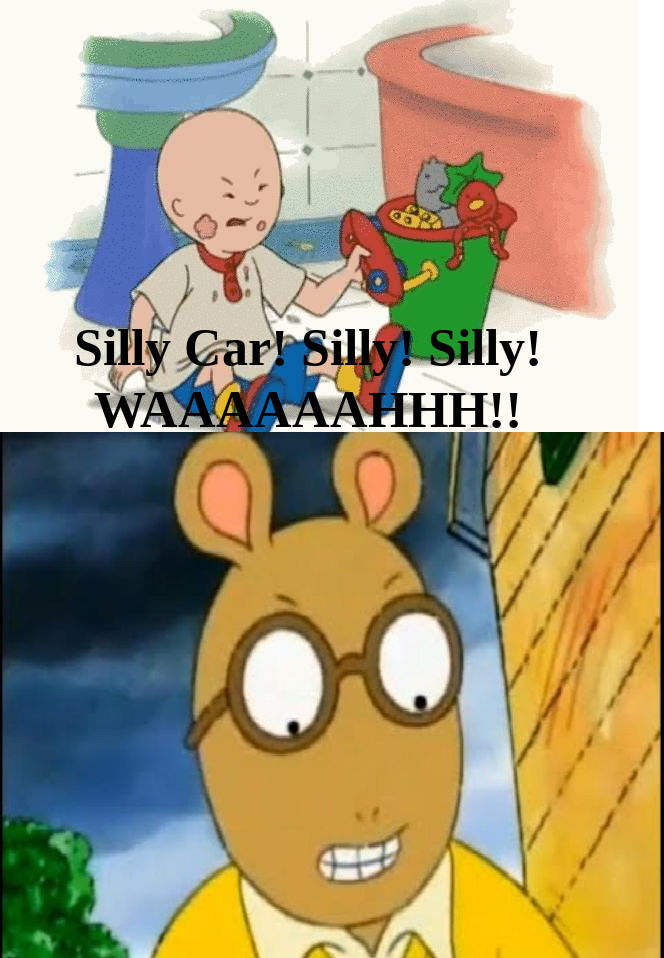 Arthur Read Hates Caillou's Temper Tantrum by SupremeVincent2022 on