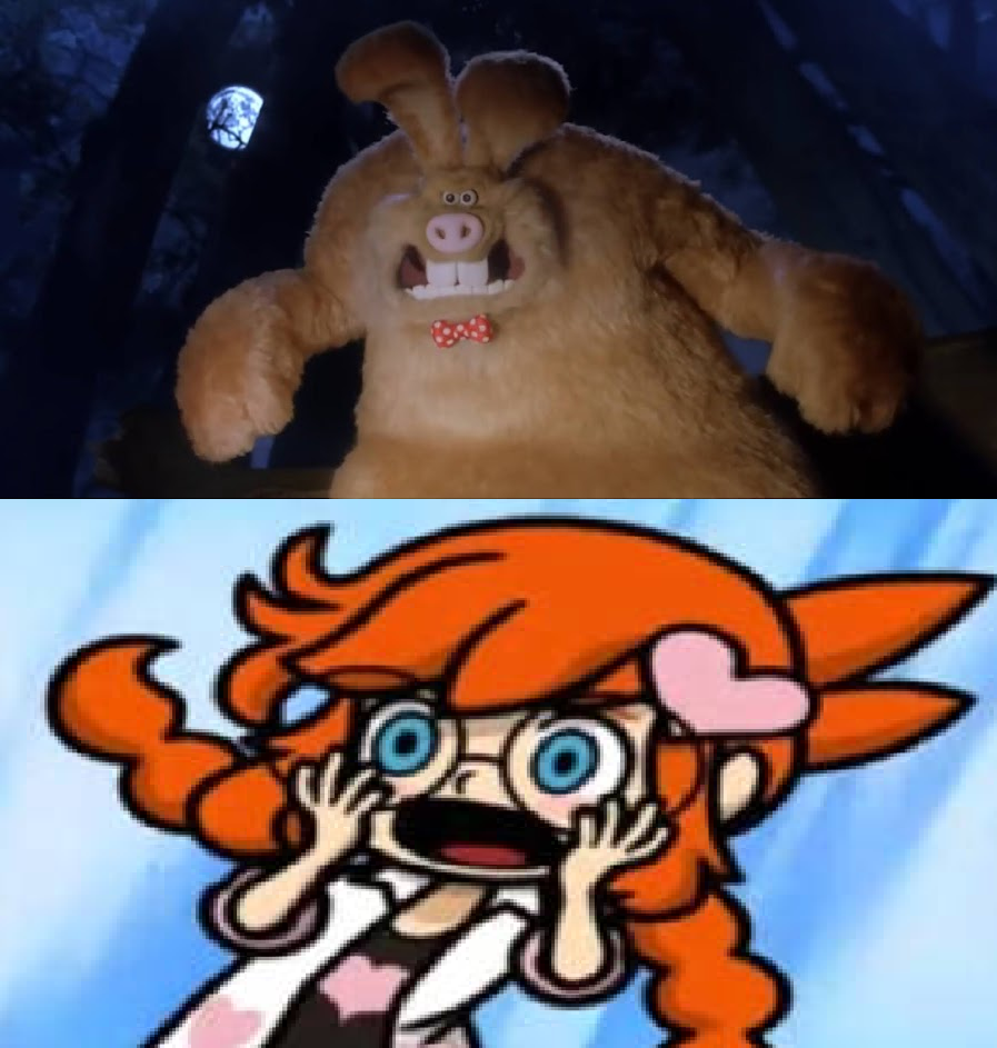 Were-Rabbit scares Penny Crygor by SupremeVincent2022 on DeviantArt