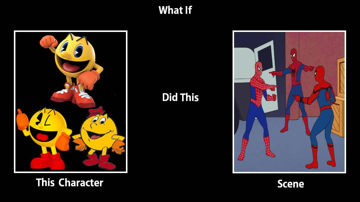 Three Pac-Men Points At Themselves by SupremeVincent2022 on DeviantArt